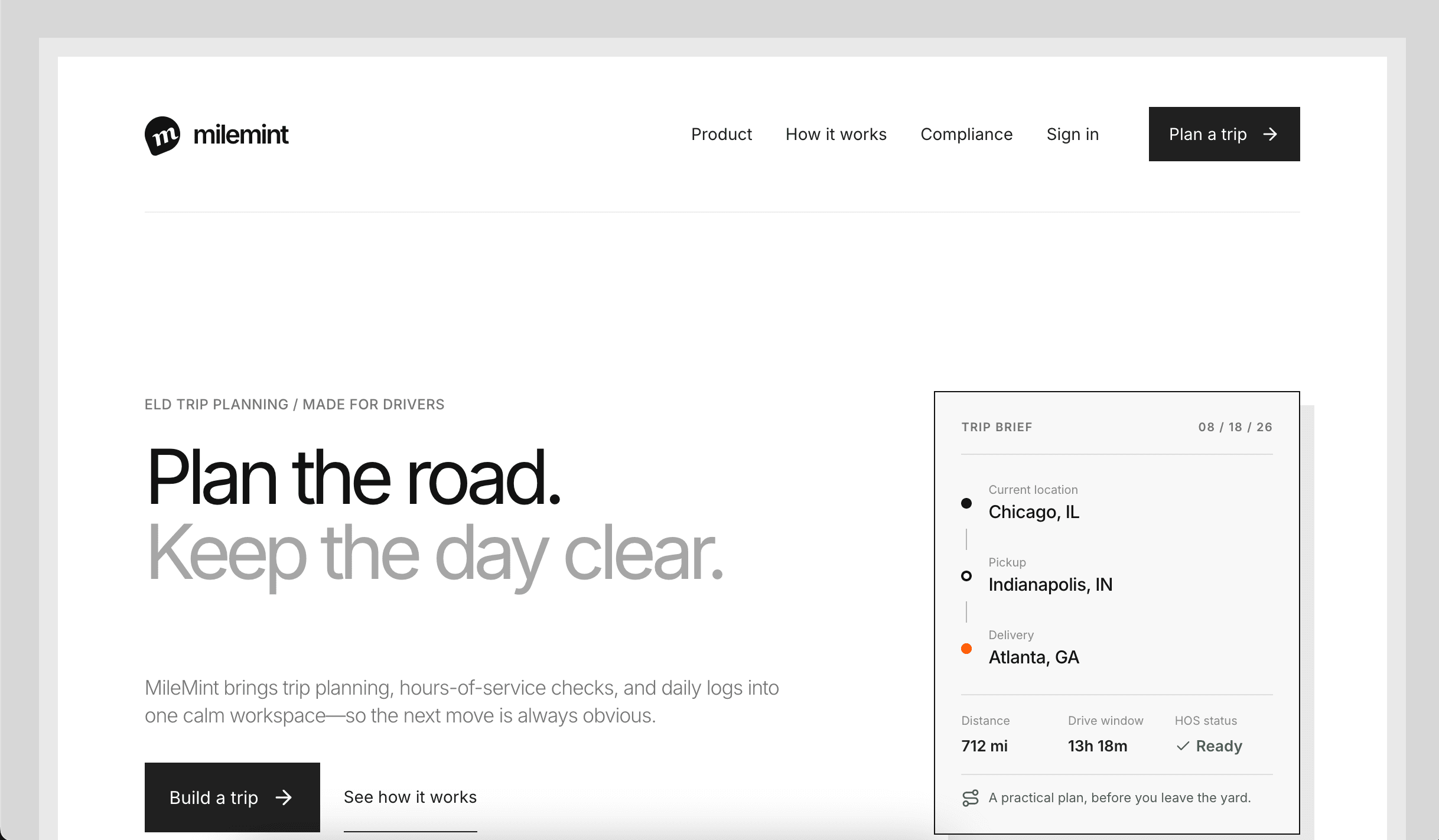 MileMint project preview
